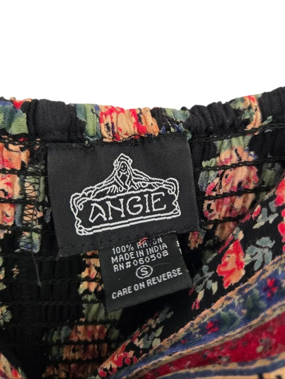Angie Floral Boho Maxi Dress | Cottagecore Festival Prairie Sundress Small - Picture 5 of 7
